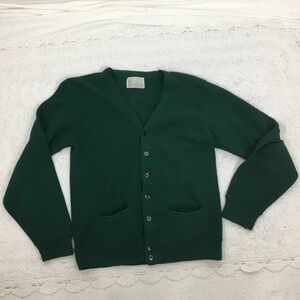 Vintage KINGS ROAD SEARS Orlon Acrylic Sweater Cardigan size M